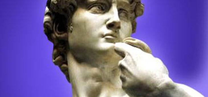 Il braccio del David di Michelangelo